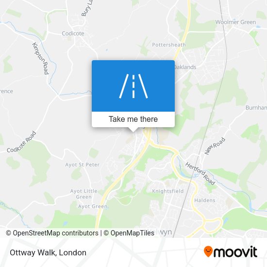 Ottway Walk map