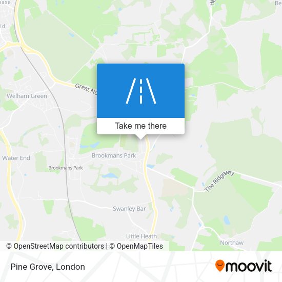 Pine Grove map