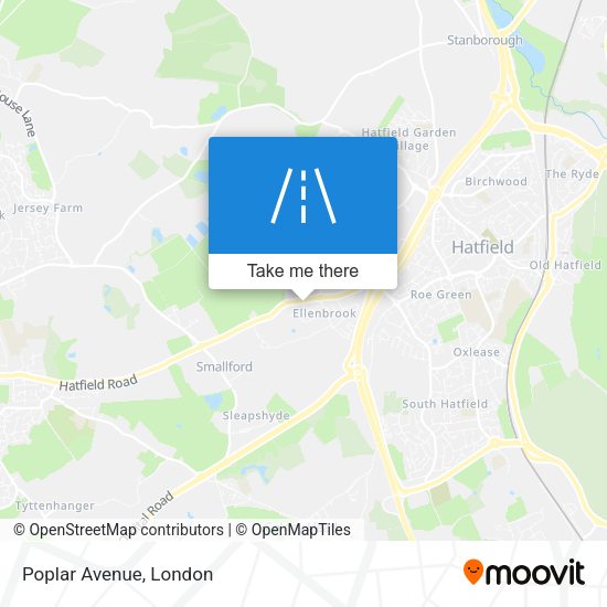 Poplar Avenue map