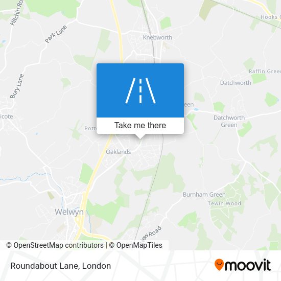 Roundabout Lane map