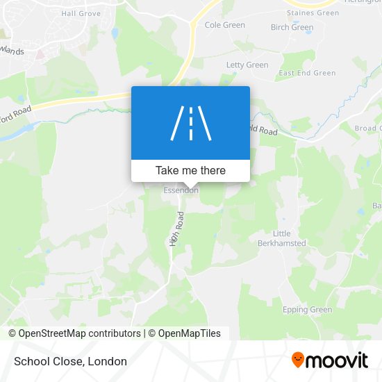 School Close map