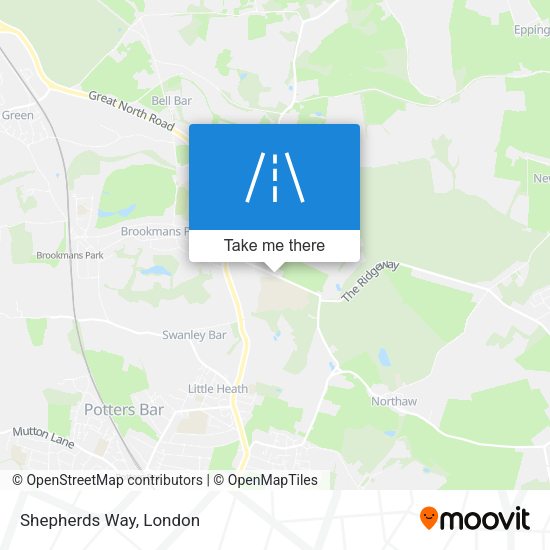 Shepherds Way map