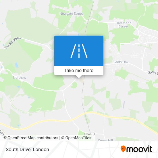 South Drive map