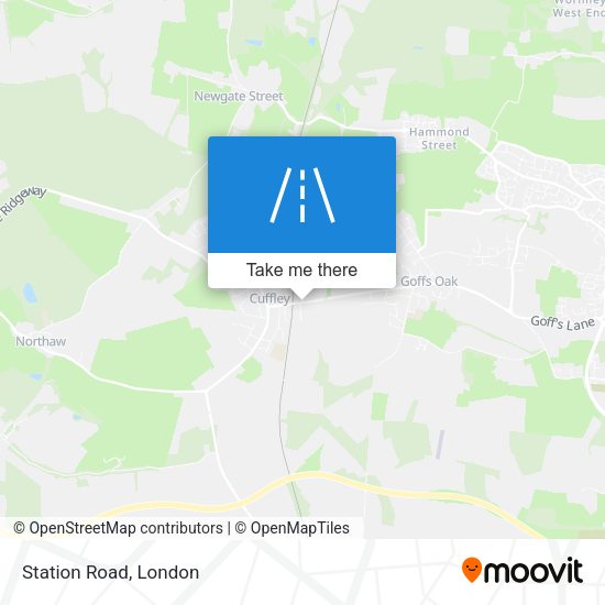 Station Road map