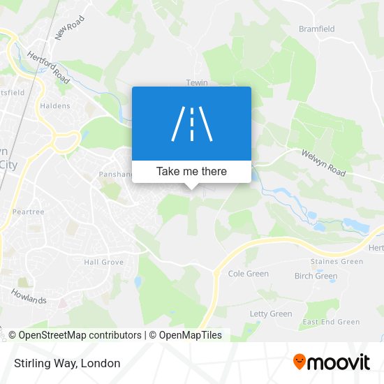 Stirling Way map
