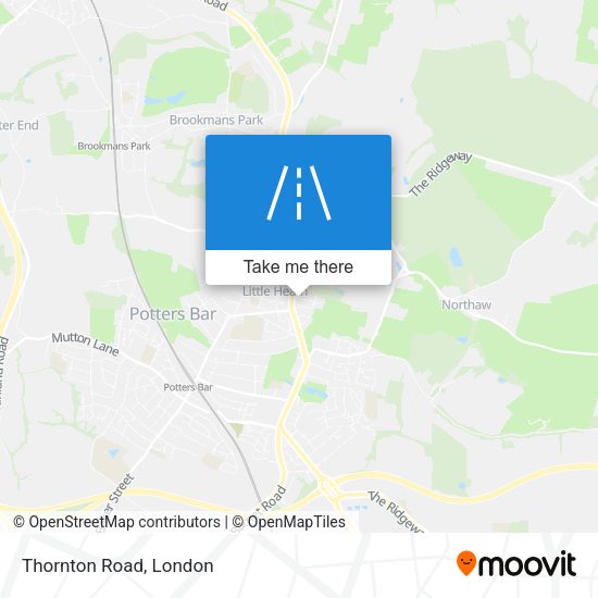 Thornton Road map