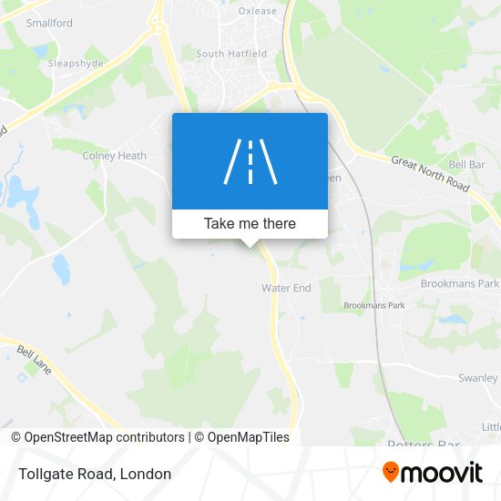 Tollgate Road map