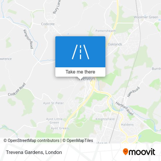 Trevena Gardens map