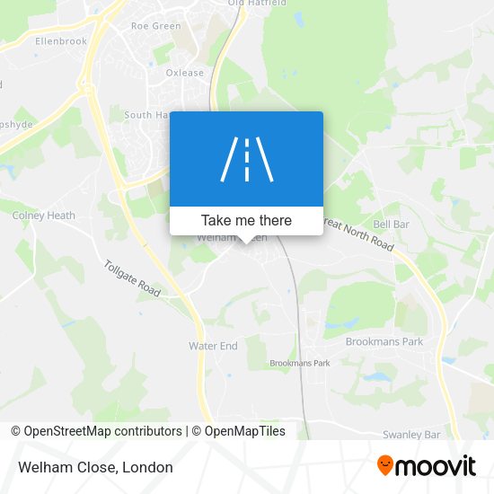 Welham Close map