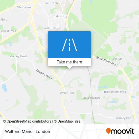 Welham Manor map