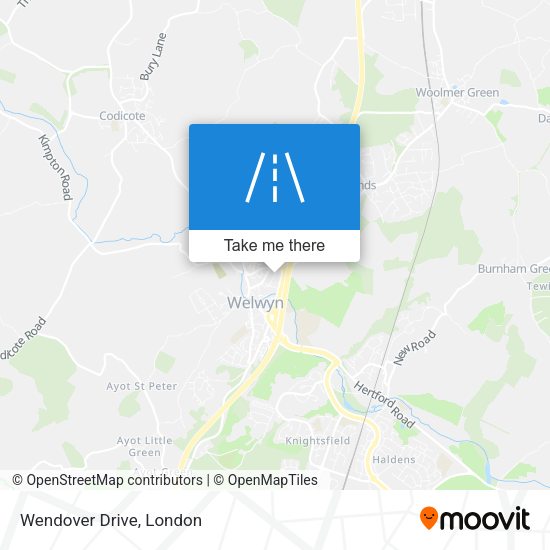 Wendover Drive map