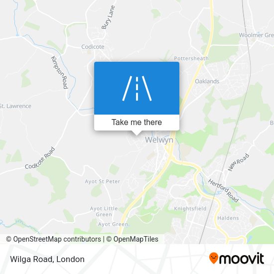 Wilga Road map