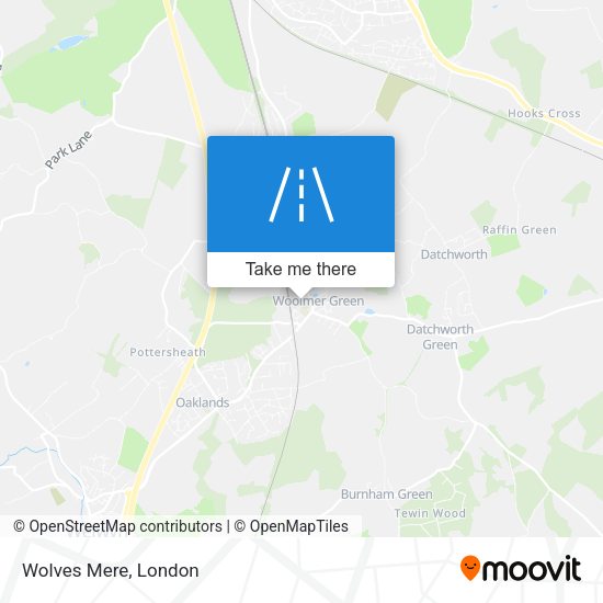 Wolves Mere map