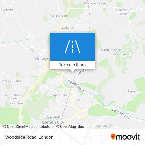 Woodside Road map
