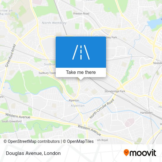 Douglas Avenue map