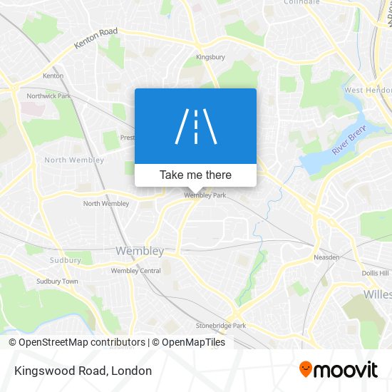 Kingswood Road map