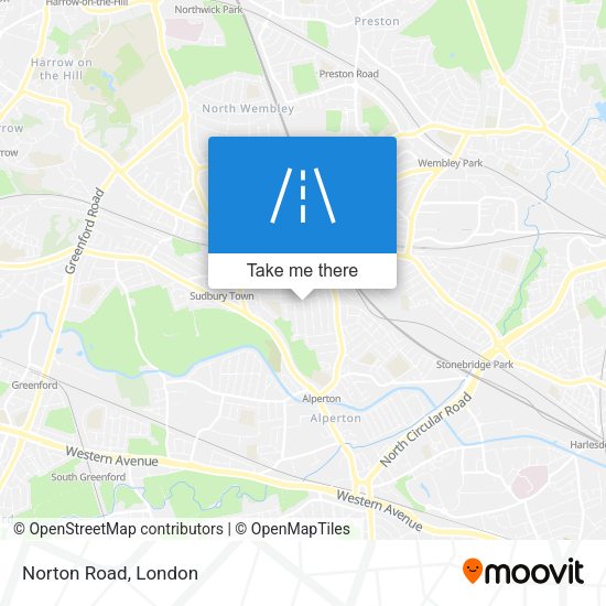 Norton Road map