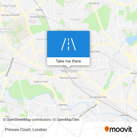 Princes Court map