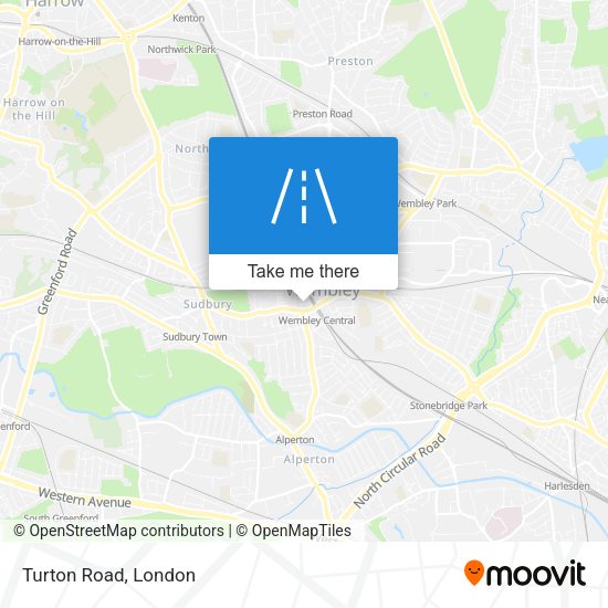 Turton Road map