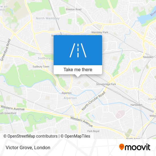 Victor Grove map