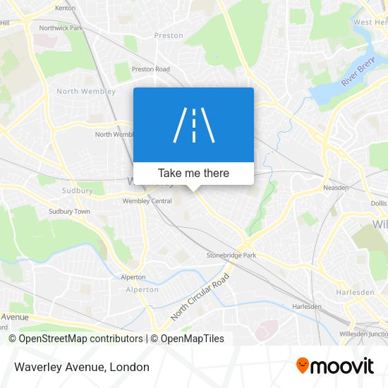 Waverley Avenue map