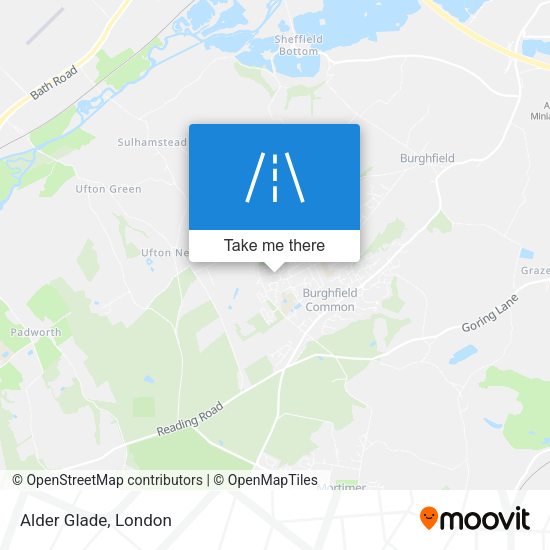 Alder Glade map
