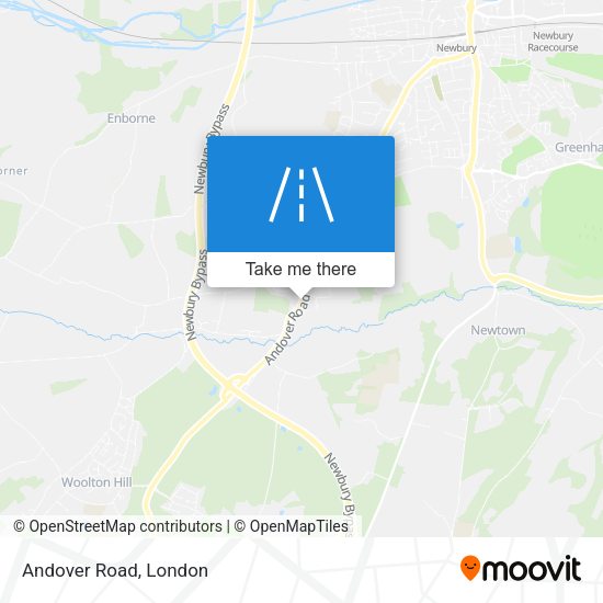 Andover Road map