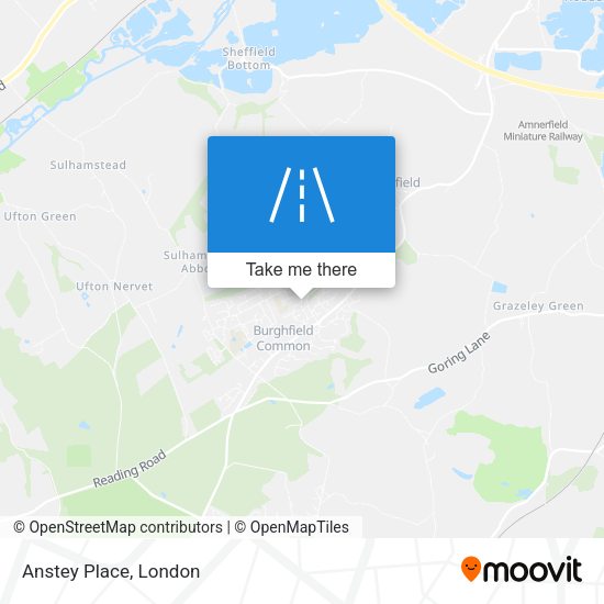 Anstey Place map