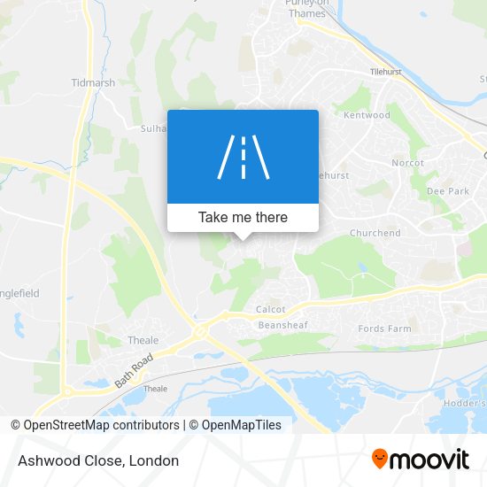 Ashwood Close map