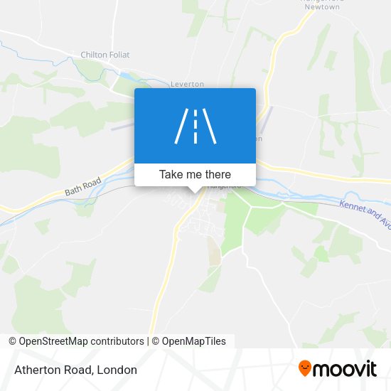 Atherton Road map