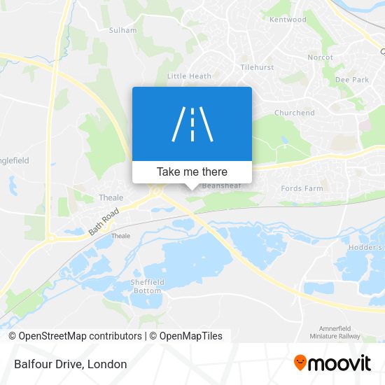 Balfour Drive map