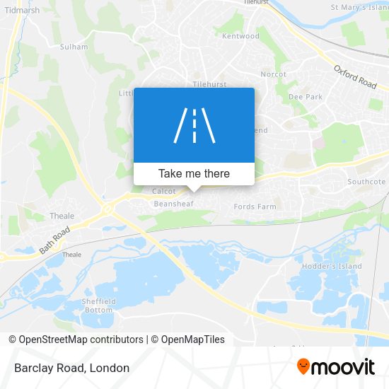 Barclay Road map