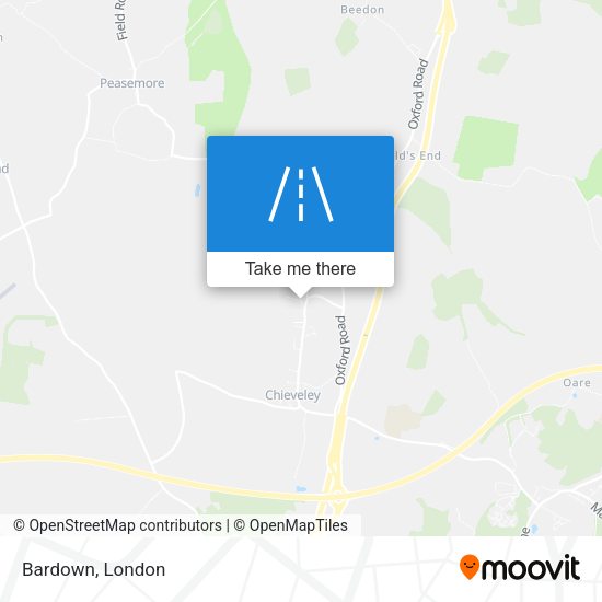 Bardown map