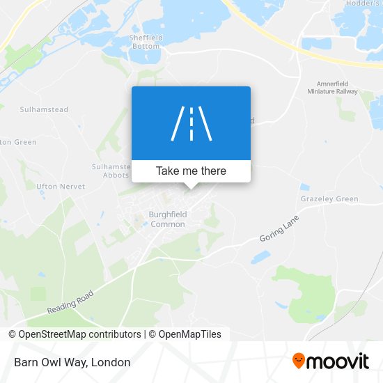 Barn Owl Way map