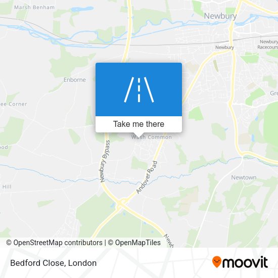 Bedford Close map