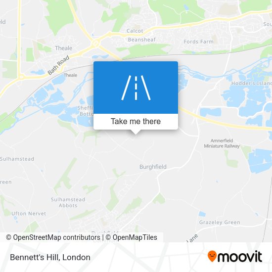 Bennett's Hill map