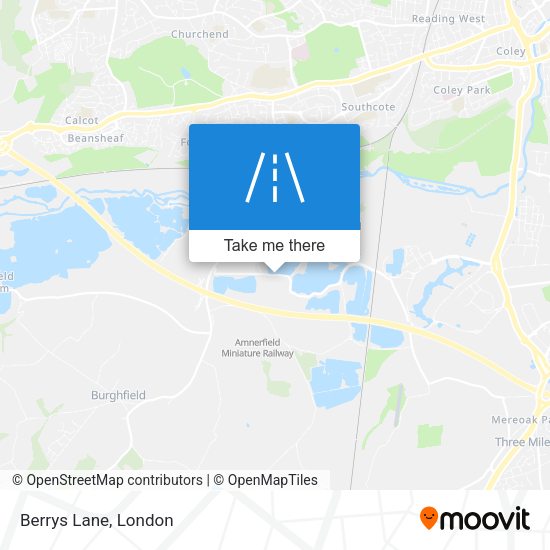 Berrys Lane map