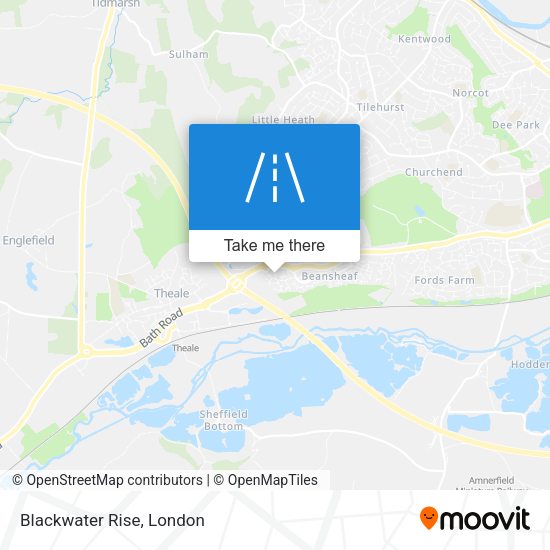 Blackwater Rise map