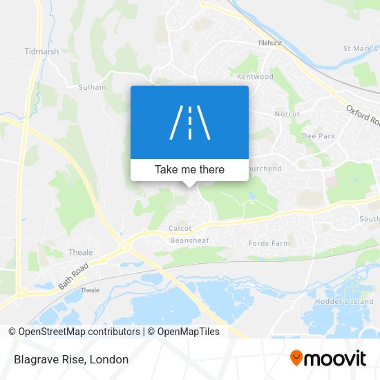 Blagrave Rise map