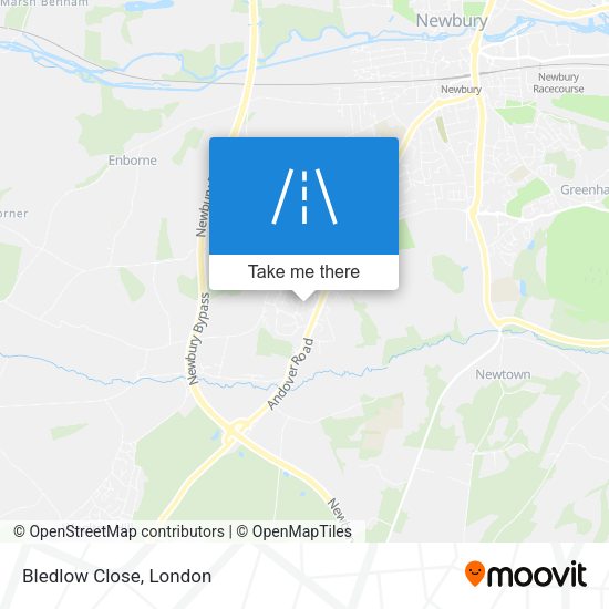 Bledlow Close map