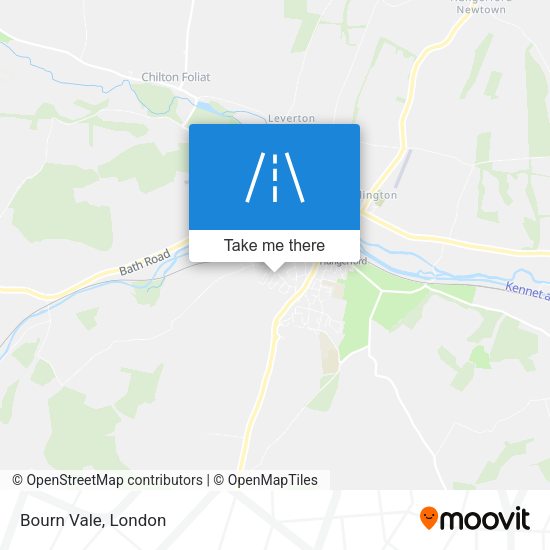 Bourn Vale map