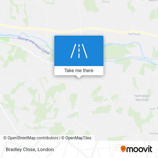Bradley Close map