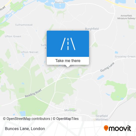 Bunces Lane map