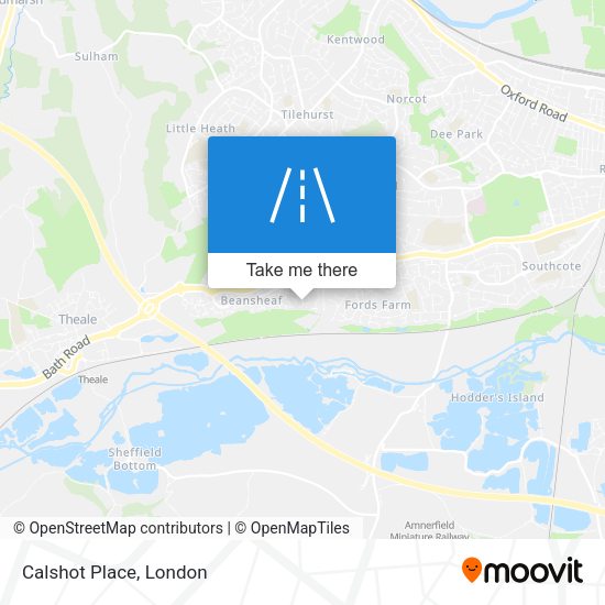 Calshot Place map