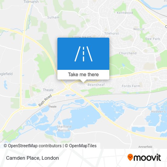Camden Place map