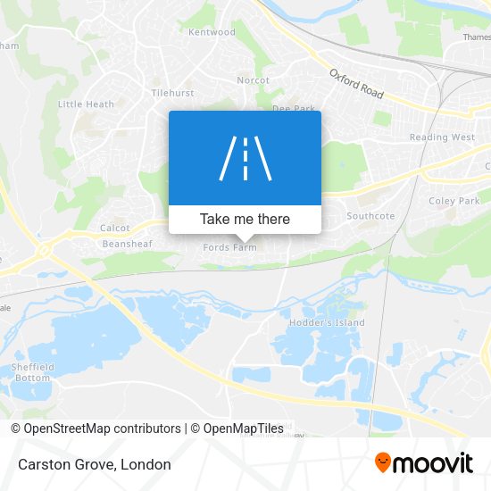 Carston Grove map