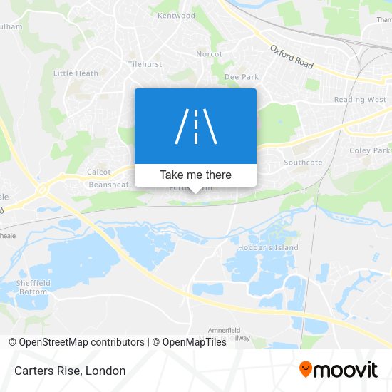 Carters Rise map