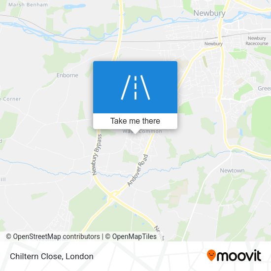 Chiltern Close map