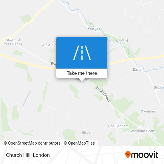 Church Hill map