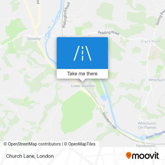 Church Lane map